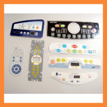 Embossed tactile waterproof membrane switch