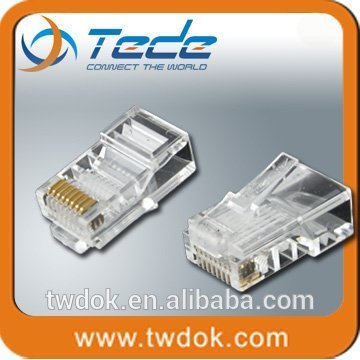 8P8C Modular Plug shield RJ45 modular plug