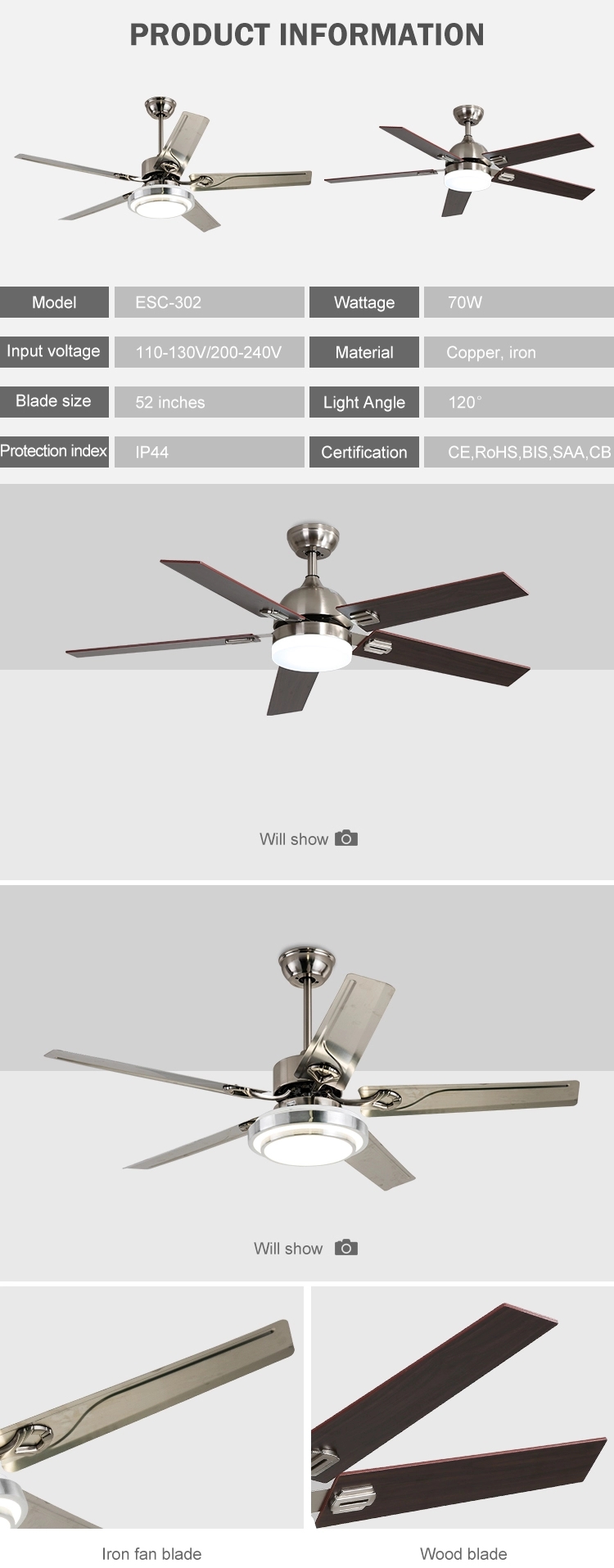 elegant ceiling fans
