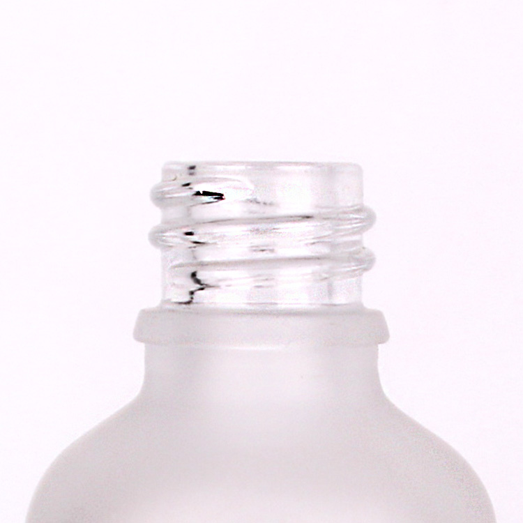 50ml frosted glass bottle for essential oil with wooden dropper