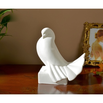 Ceramic and Brass Animal Figurines for House Decoration