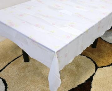 elastic Printed pvc lace tablecloth by roll