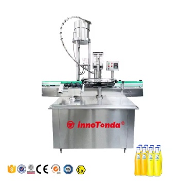 Automatic Glass Beer Bottle Crown Cap Sealing Machine