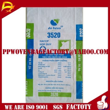 Laminated big pp woven fertilizer sack plastic packing bags