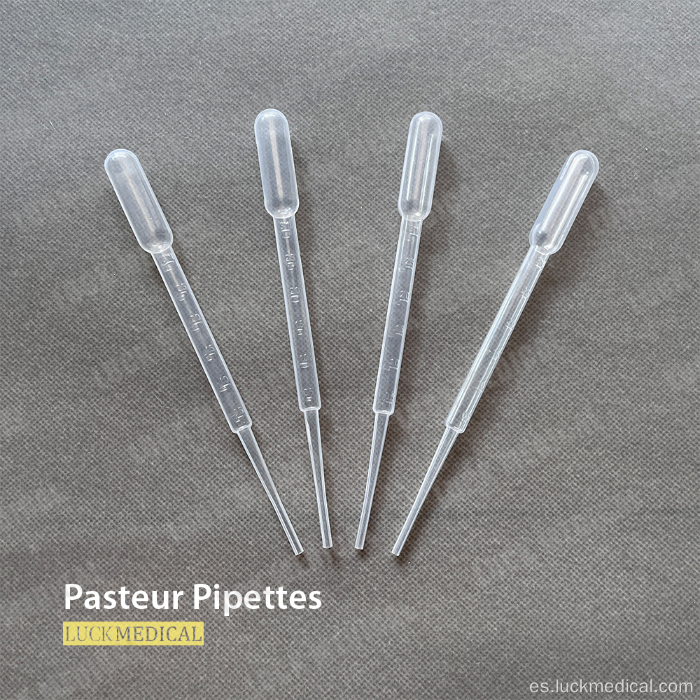 Pipetas pasteur a granel no estéril