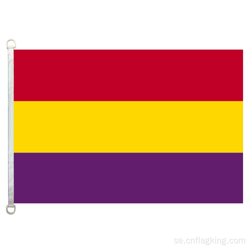 Espagnol républicain flagga 90 * 150cm 100% polyster