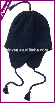 Fashion ear-flap knitted hat