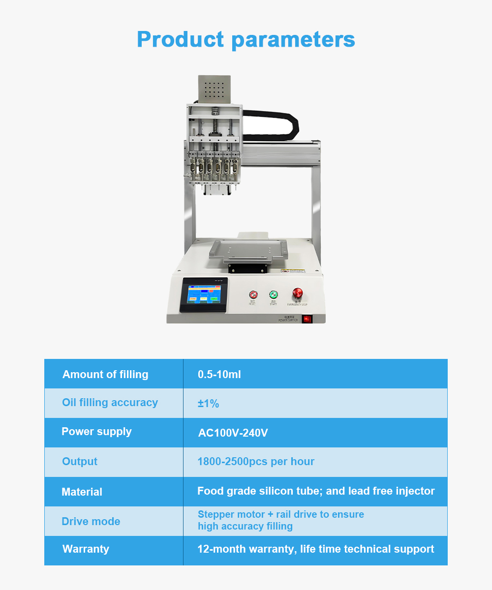 Machina de llenado de vape desechable de 6 cabezas 6 Heads Disposable vape filling machine