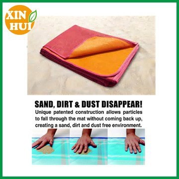 pe woven sandless beach mat