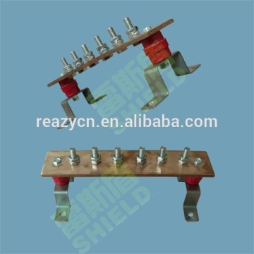 Copper Grounding Busbars/ Lightning Protector Testing Accessories/ Earthing busbar