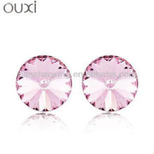 20119-1 With Austrian Crystal OUXI 925 Silver Rhodium Plated Earrings