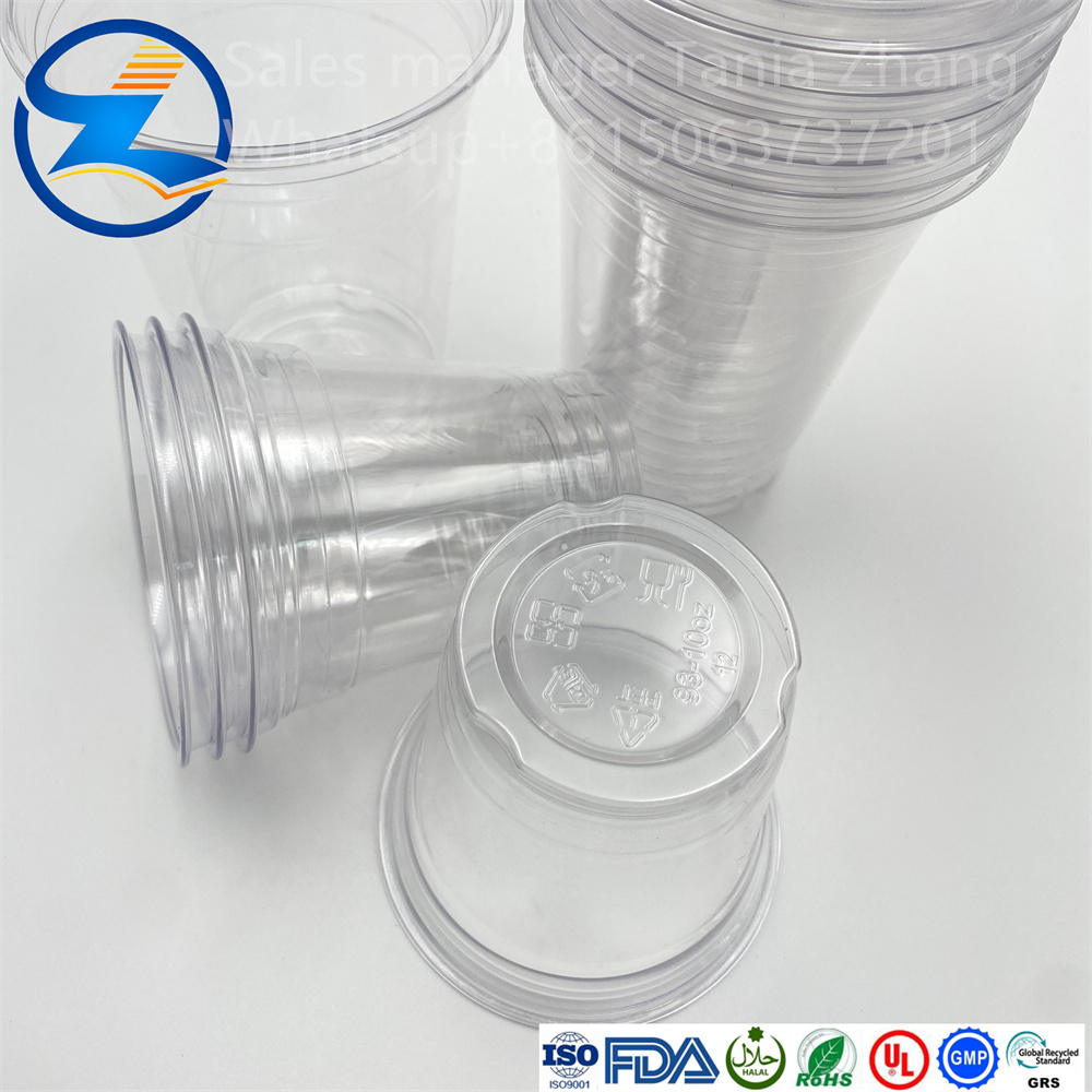 Full Transparent Pet Thermoforming Plastic Cup 6 Jpg