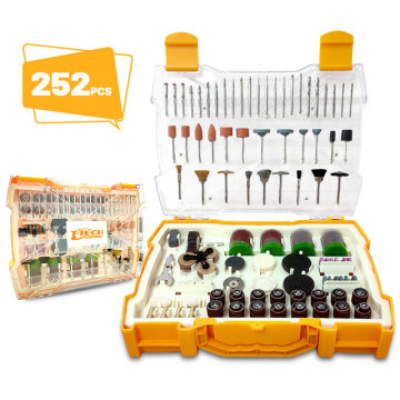 Comprehensive 252-Piece Grinding Accessories Kit: Versatile Rotary Tool Accessory Set
