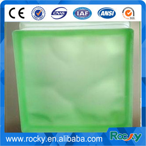 CHEAP PRICE GLASS BLOCK WITH CLEAR AND TINTED PATTERN PRICE