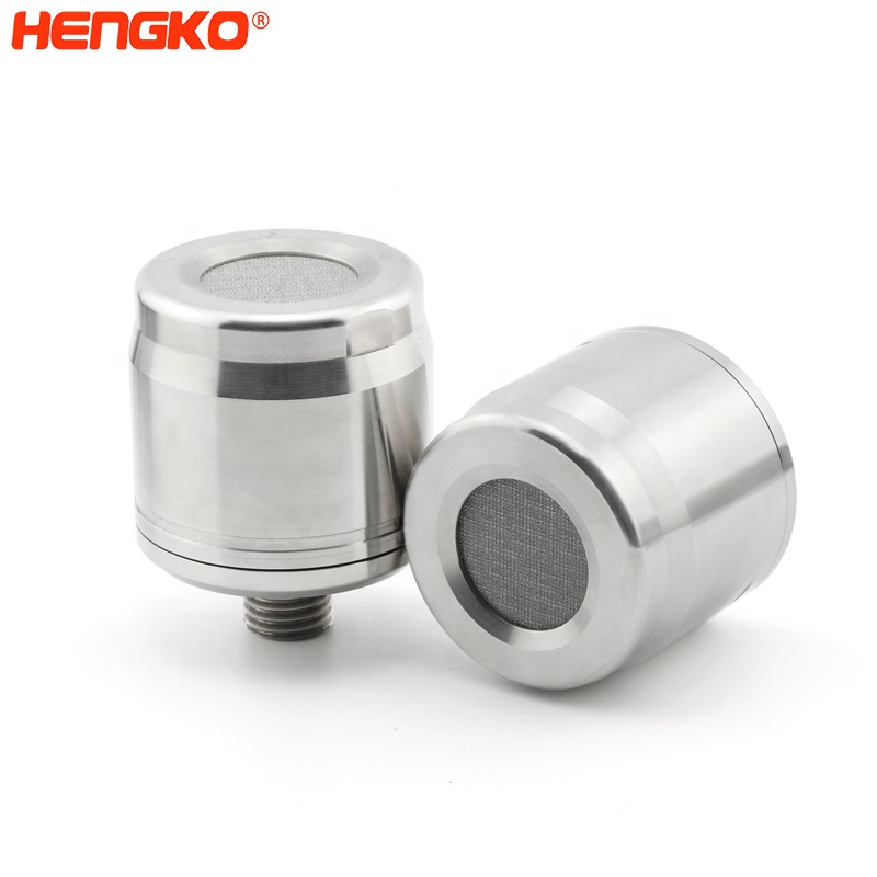 Porous sintered stainless steel 304/316 waterproof  & explosion-proof gas sensor probe filter protect housing