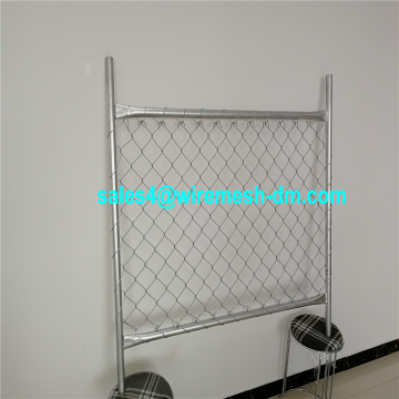 Galvanized chain link temporary fence for Canada