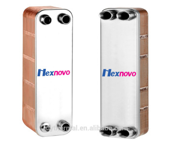 HDW095 stainless steel brazed double wall heat exchanger