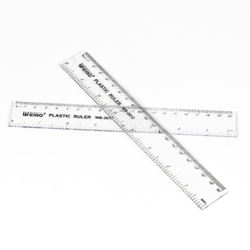 Transparent Math Geometry Ruler for School Students