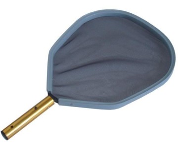 Professional aluminium leaf skimmer black or gold for swimming pool