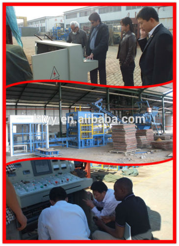 Chinese QT10-25Automatic electric brick making machine