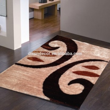 super 100% polyester shaggy rug and carpet for office