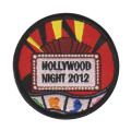 Patch de bordado de celebração criativa de Hollywood