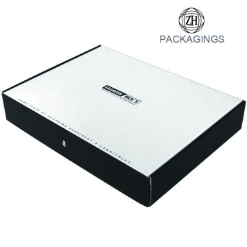 Retail white mailing box package for shirt