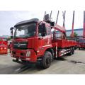 12ton lipat truk boom crane mounted crane