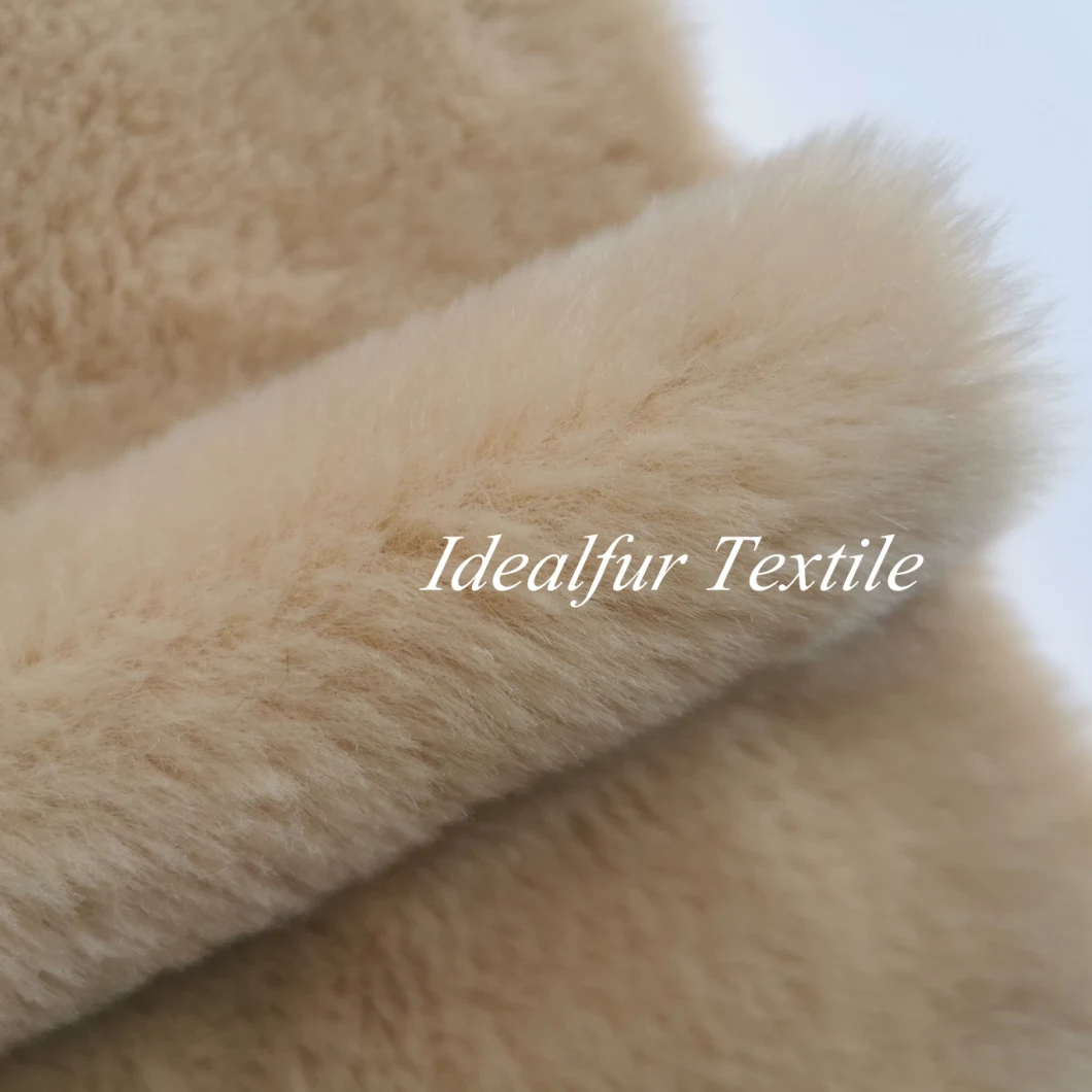 Artificial Faux Fur Imitation Fake Fur Fabric for Coat Suede Bonding for Jacket