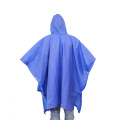 صديقة للبيئة البلاستيكية المعطف المطر قابلة لإعادة الاستخدام مع شعار مخصص