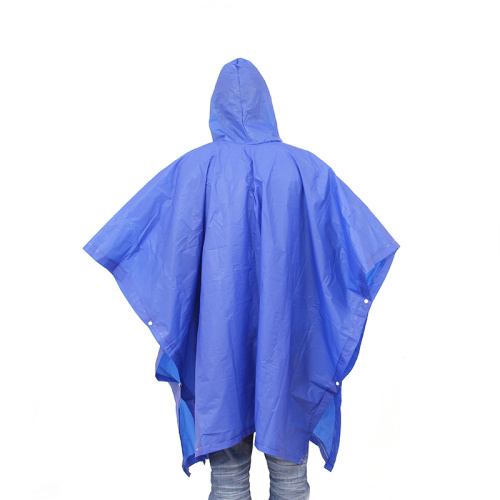 milieuvriendelijke herbruikbare regenponcho van pvc met aangepast logo