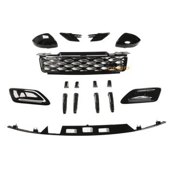 Full Black Aero Kit Sport Trim Pack for Range Rover Sport Bumper Grille Body Kit 2018-2019