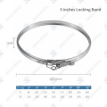 Stainless Steel Locking Band for Chimney Flue Kits