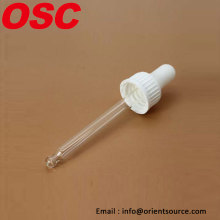 glass dropper pipette with rubber teat dropper