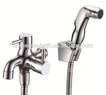 Bathroom Horizontal Wall Mounted HandHeld Shattaf Douche Bidet Sprayer