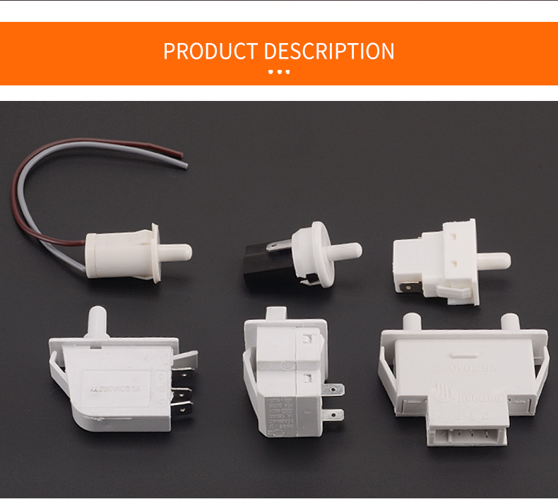 Sunchonglic  White Refrigerator Light Switch For Refrigerator  Parts