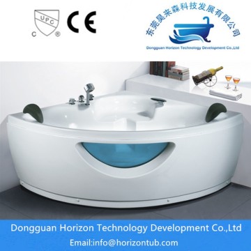 Corner spa jet bathtubs