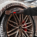 SGCBタイヤブラシプレミアムオートディテール長いハンドルの耐久性のあるPBTブチッスルを洗うタイヤ人間工学のグリップのための洗車ブラシ