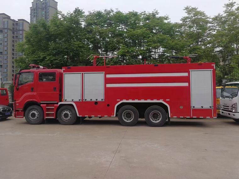 اليابان Isuzu FVZ Double Row 8x4 Fire Trucks