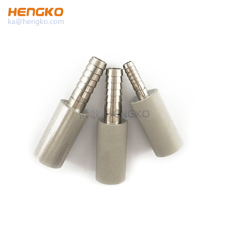 HENGKO custom sintered porous stainless steel 316 316L carbonation stone of soft drinks sparging