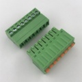 3.81mm pitch 8 pin spring terminal block