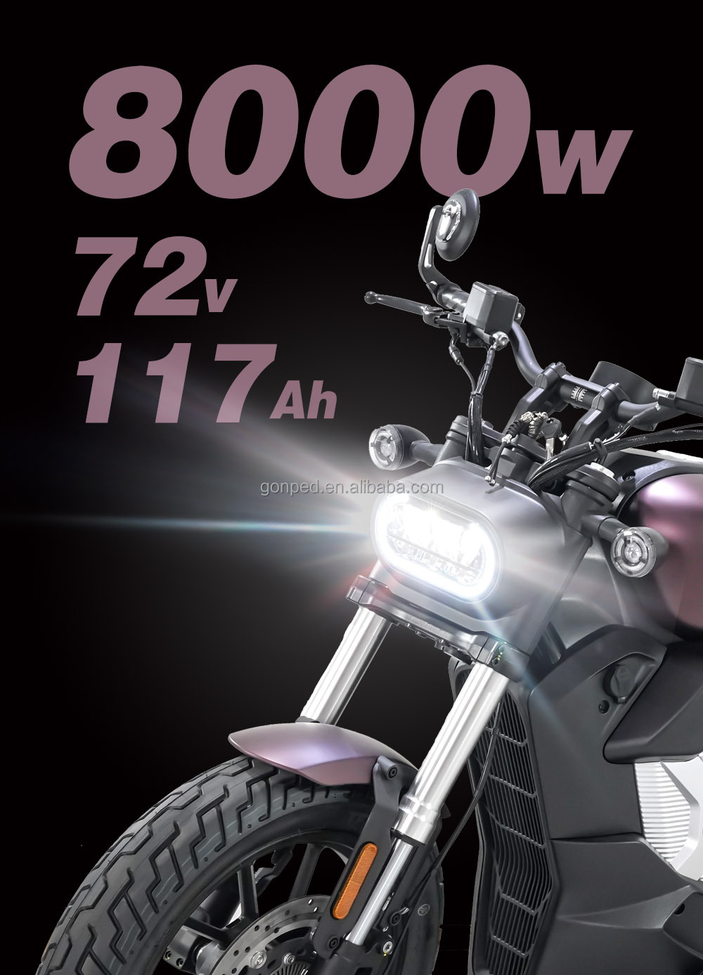Gallery Detail: High Strength Frame Abs Brake System Lithium Battery Electric