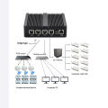 Quad Core J4125 4x2.5Gbe Nic Firewall Gateway Router