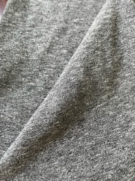grey black and white jersey knit fabric