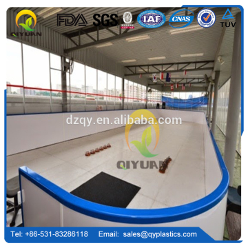 Plastic Boards synthetic Ice Rink For Roller Skating Ground And Barrier