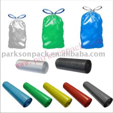 PE Draw String garbage bag