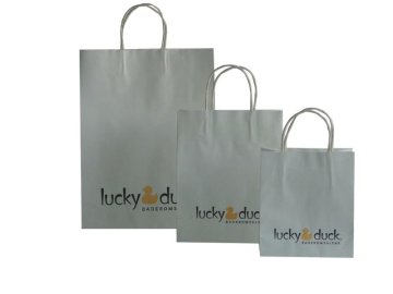 lucky duck craft paper bag