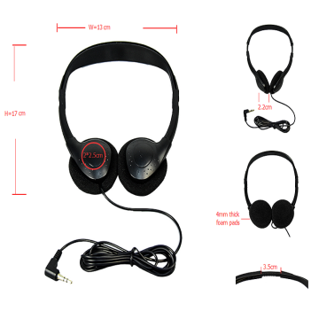 OEM customized Airplane cheapest headphones