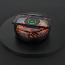 2024 5 Inch Wireless Qi Charger with Breathing Night Light