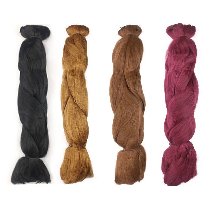 Julianna 399G Ombre Soft Super Extensions Cabelo Wholesale 82Inch 400G New Synthetic Jumbo Braid Hair